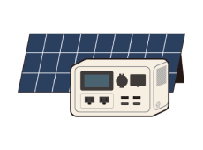 アウトドア用ポータブル蓄電池